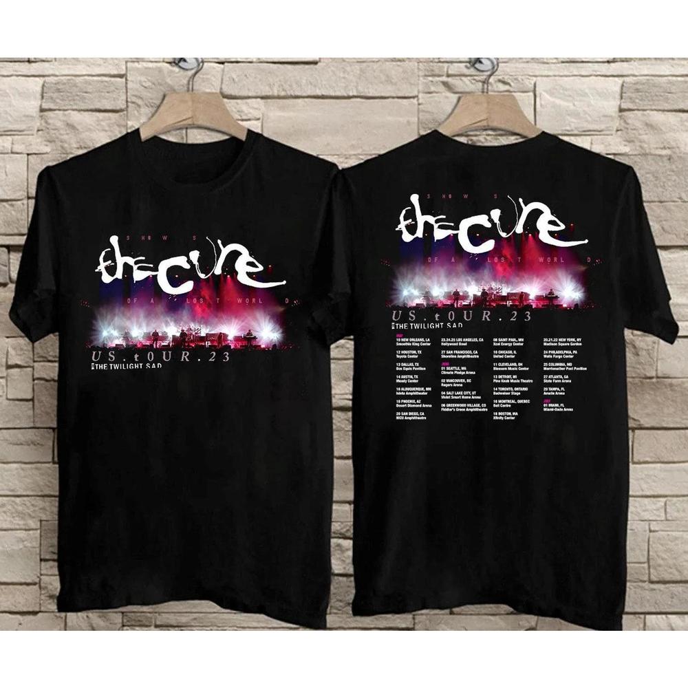 The Cure Show Of The Lost World Us Tour 2 Sided T-Shirt The Cure 2023 T-Shirt